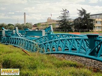 cinecittaworld-pezzi-roller-coaster Pezzi del roller coaster di Cinecittà World, il nuovo parco divertimenti di Roma