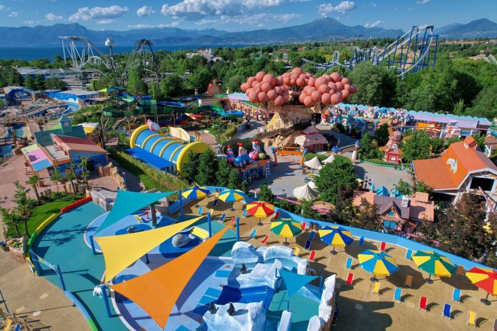 Panoramica del parco acquatico a tema Lego di Gardaland