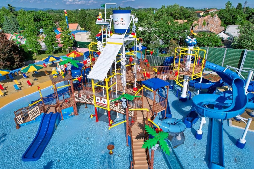 Playground Beach Party nel parco acquatico Legoland Water Park di Gardaland Resort