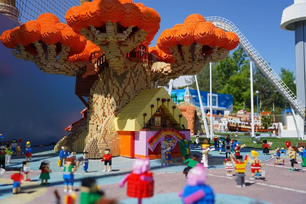 Albero di Prezzemolo realizzato con i Lego nella Miniland del Legoland Water Park di Gardaland Resort