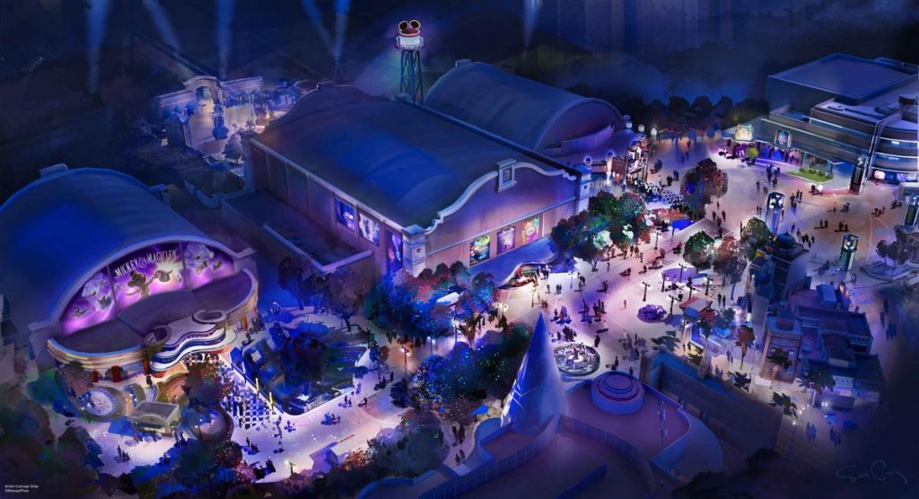 Area Disney Studios del nuovo Parco Disney Adventure World di Disneyland Paris