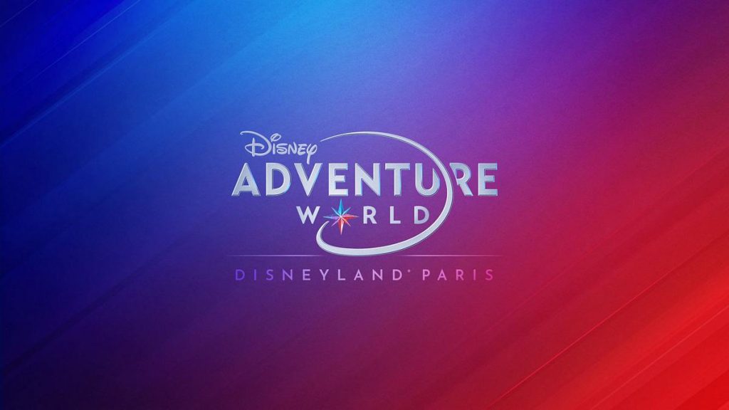 Logo del nuovo parco Disney Adventure World di Disneyland Paris