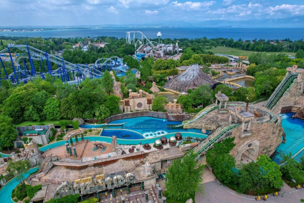 Foto panoramica del Gardaland Park