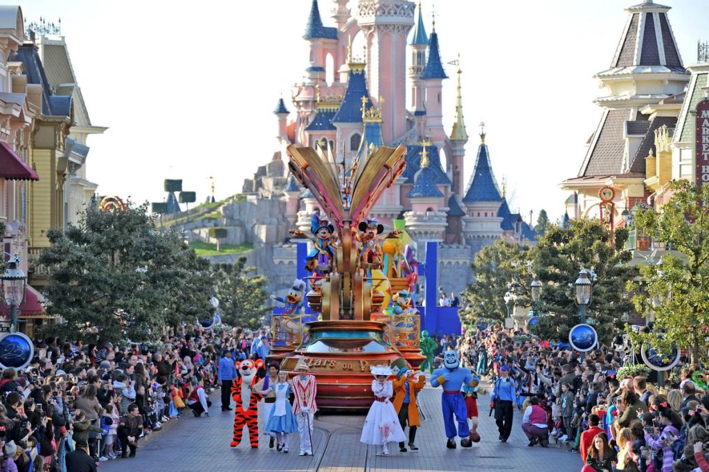 Parata Disney al Parco Disneyland di Parigi