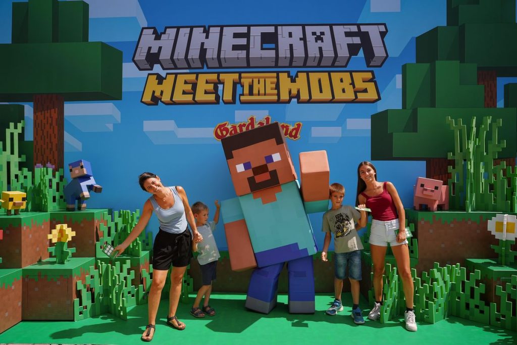 Evento a Gardaland dedicato al videogame Minecraft