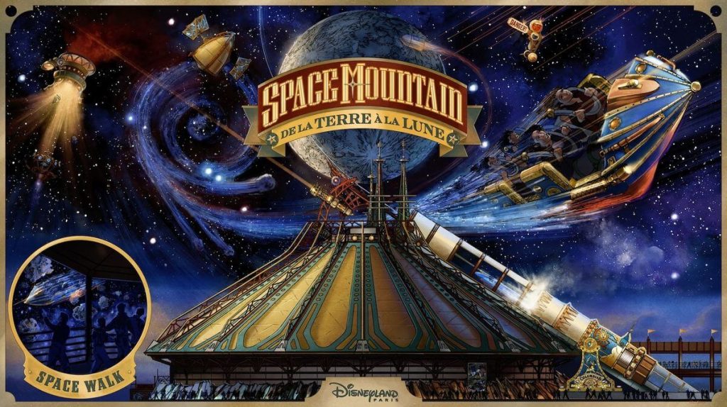 Montagne russe di Disneyland Paris: Space Mountain, dalla Terra alla Luna