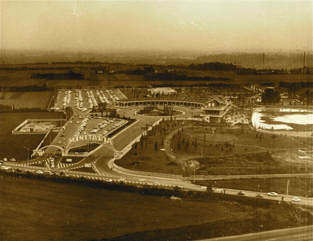 Foto storica della Minitalia di Capriate - Bergamo scattata negli anni '70.