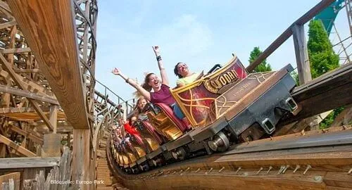 Treno di Wodan, il wooden coaster di Europa Park
