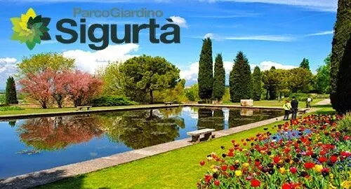 Giardini fioriti del parco Sigurtà a Valeggio sul Mincio