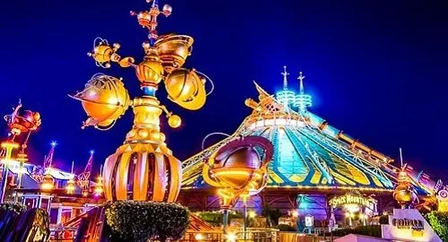 Attrazioni Orbitron e Space Mountain di Disneyland Paris