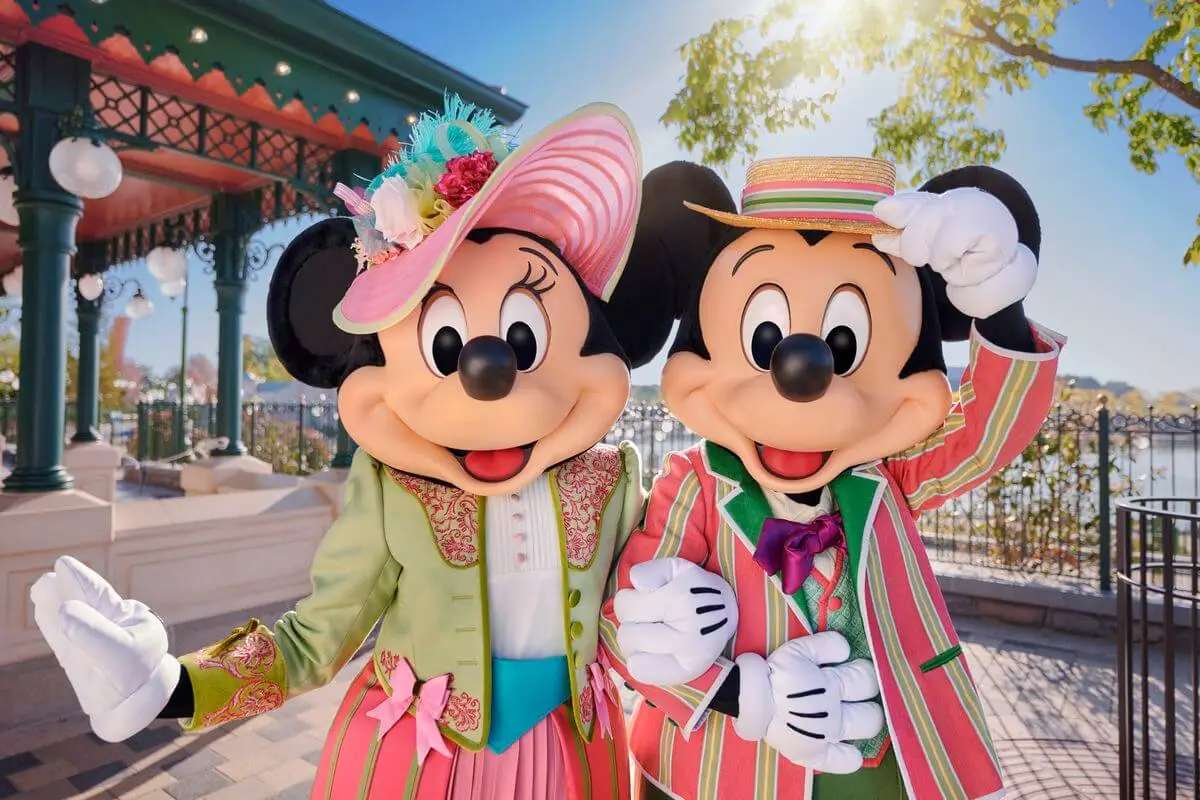 Personaggi Topolino e Minnie a Disneyland Paris