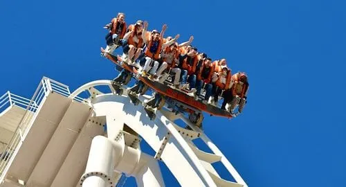 Oblivion, le montagne russe di Gardaland Park a caduta verticale