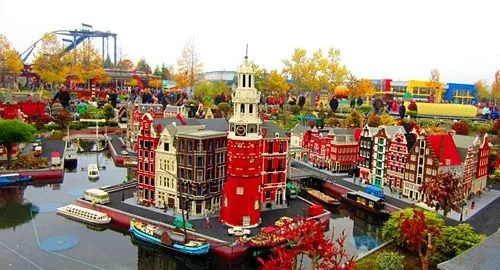 Miniature fatto con i Lego al Parco Legoland tedesco