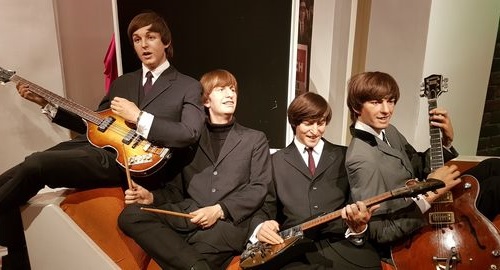 Statua dei Beatles al museo delle cere di Londra