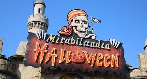 Ingresso di Mirabilandia tematizzato per il periodo di Halloween