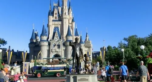 Castello di Magic Kingdom, il parco Disneyland a Orlando in Florida