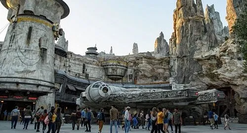 Area a tema Star Wars del parco Disney Hollywood Studios di DisneyWorld a Orlando in Florida