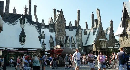 Area di Harry Potter al parco Universal Islands of Adventure a Orlando in Florida (USA)