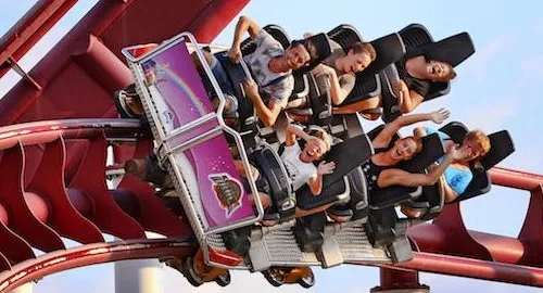 Montagne russe Shock di Rainbow Magic land